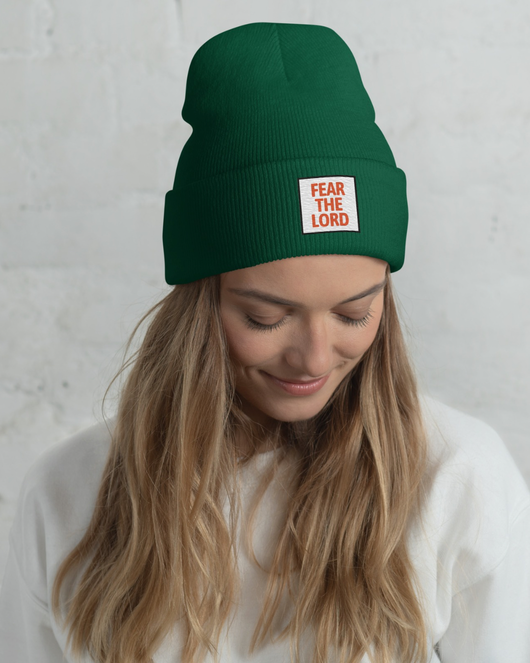 FEAR THE LORD CUFFED BEANIE
