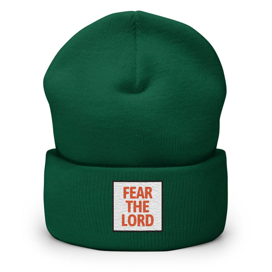 FEAR THE LORD CUFFED BEANIE