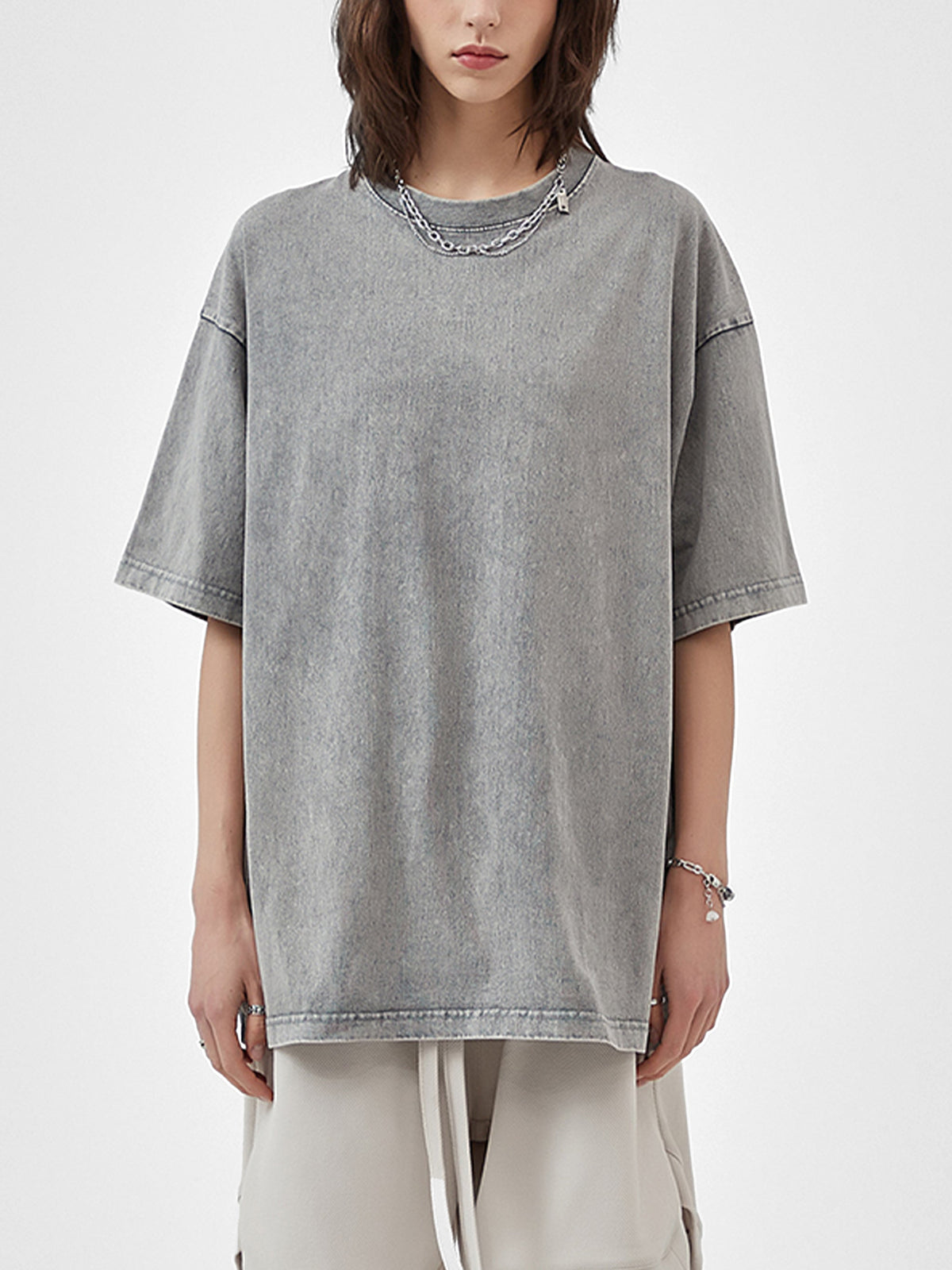 GOD THE SPIRIT (TRINITY SERIES) OVERSIZE ACID WASH T-SHIRT